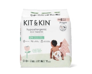 Scutece Hipoalergenice Eco Kit&Kin, Marimea 6, 14 kg+, 96 buc - Img 2