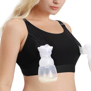 Sutien 2 in 1 The Original, pentu pompare, alaptare Hands Free – Negru - Img 3