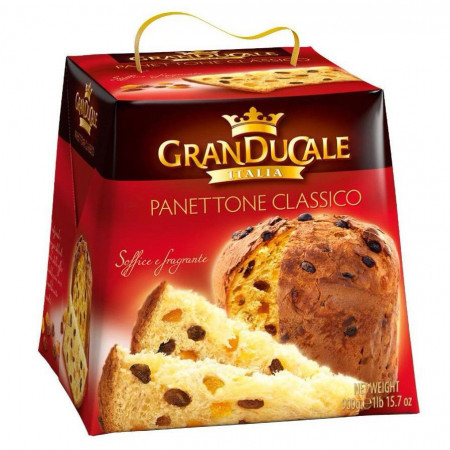 GRAN DUCALE Panettone Classico cu Unt si Stafide 750g