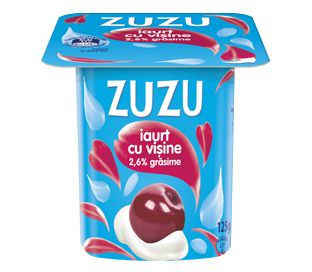 Iaurt cu Fructe 2.6% ZUZU Visine 125g