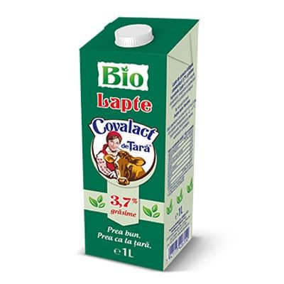 Lapte Bio Ecologic COVALACT 3.7% 1L