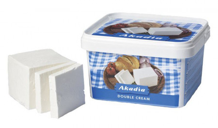Branza Tip Feta AKADIA Double Cream 1Kg