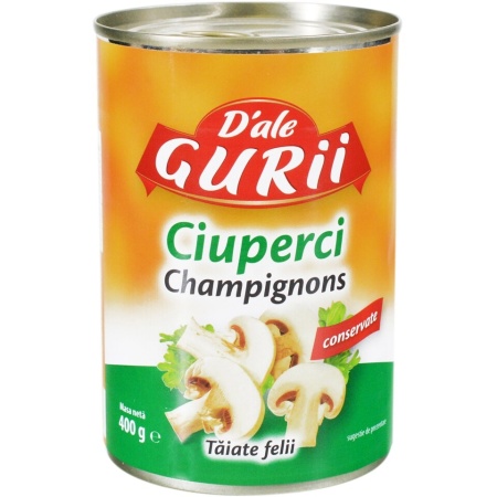Ciuperci Taiate Felii csv. ARO / D'ALE GURII 400g