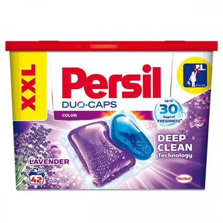 Detergent Automat pentru Rufe Colorate PERSIL Capsule Duo Caps Color 40buc