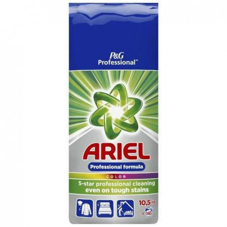 Detergent Automat Pudra pentru Rufe Colorate ARIEL Professional 10.5Kg (140 Spalari)