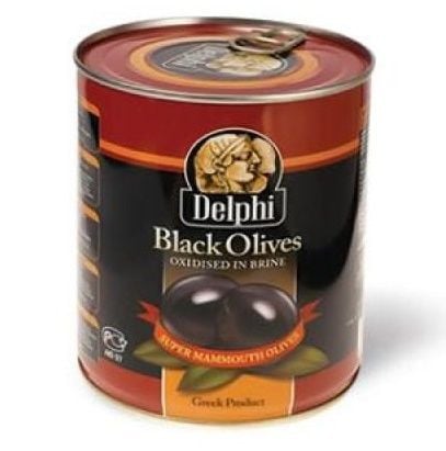 Masline Negre Extra Jumbo csv. DELPHI / FARMER 820g (450g net)