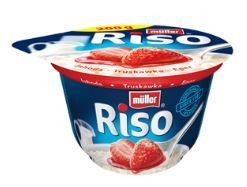 Orez cu Lapte si Capsuni MULLER Riso 200g