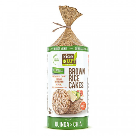 Rondele de Orez cu Chia & Quinoa RICE UP 120g