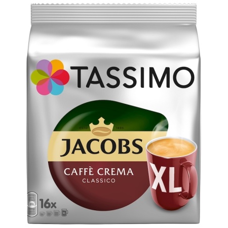 TASSIMO Jacobs Caffe Crema Classico XL Capsule cu Cafea 16buc 132.8g