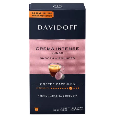 DAVIDOFF Capsule Nespresso Cafe Creme Intense Lungo 10x5.5g
