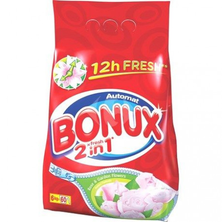 Detergent Automat pentru Rufe BONUX 2in1 Rose 6Kg