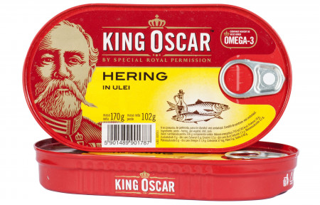 Hering in Ulei KING OSCAR 160g / 102g net