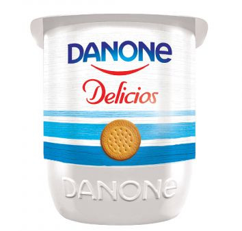 Iaurt cu Fructe DANONE Delicios Biscuiti 125g