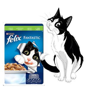 Mancare Umeda pentru Pisici FELIX Iepure in Aspic Plic 100g