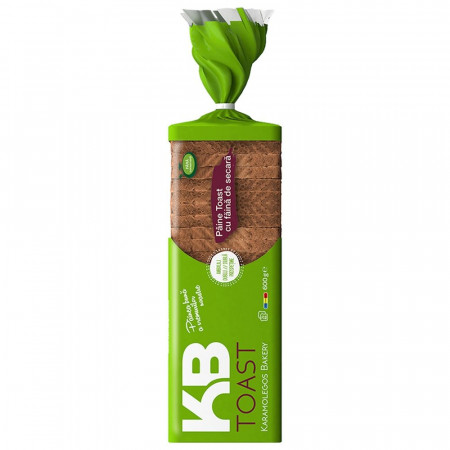 Paine Feliata KB Toast cu Faina de Secara 600g