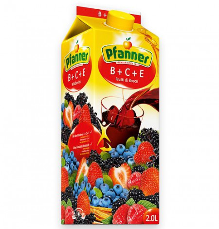 PFANNER cu Vitamine B+C+E 2L
