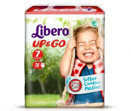 Scutece LIBERO Up&Go 7 16-26kg 18buc