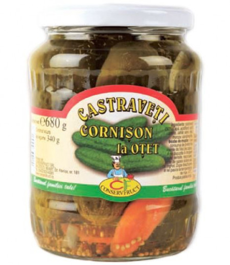 Castraveti in Otet CONSERVFRUCT/ ELIO 680g