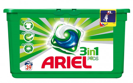 * Detergent Automat Gel pentru Rufe ARIEL Capsule 37buc