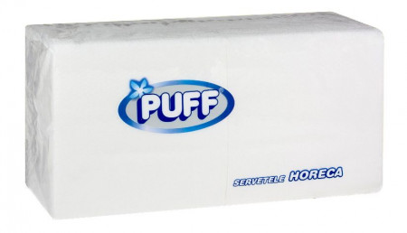 Servetele de Masa Albe PUFF 2str. 33x33cm 120buc