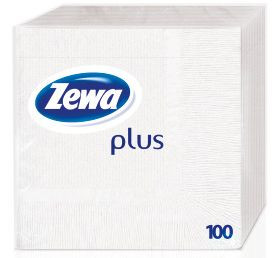 Servetele de Masa Albe ZEWA Plus 1 strat - 100buc