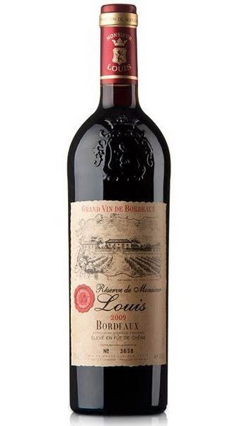 Vin Rosu Bordeaux Rouge Reserve de MONSIEUR LOUIS 750ml - 22042112