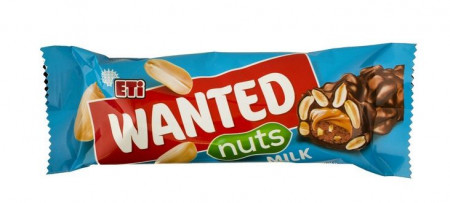 Baton de Ciocolata cu Alune WANTED Nuts 4x45g