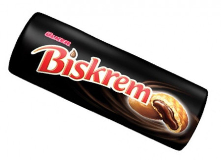 Biscuiti cu Crema de Ciocolata ULKER BISKREM 4x80g