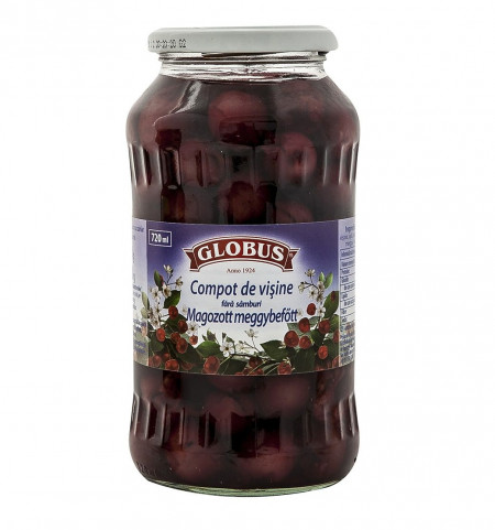 Compot de Visine fara Samburi GLOBUS 680g