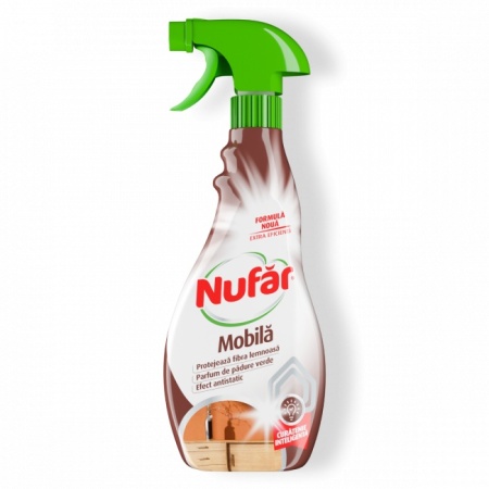 Detegent Solutie pentru Lemn si Mobila NUFAR 500ml