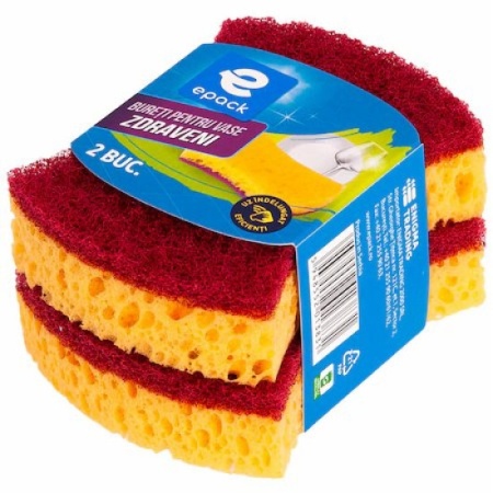 EPACK Bureți de Vase Zdraveni set 2buc