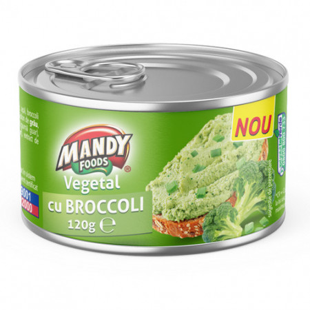 Pate Vegetal cu Broccoli MANDY 120g