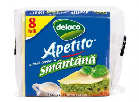 Branza Topita Feliata cu Smantana DELACO 150g