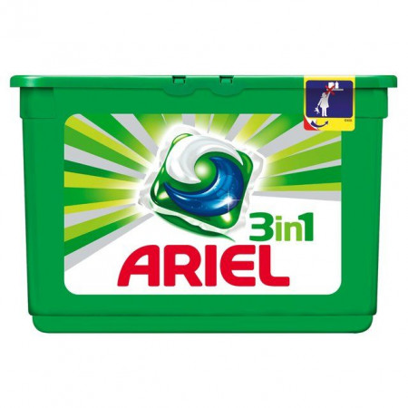 Detergent Automat Gel pentru Rufe ARIEL 3in1 Capsule 14buc