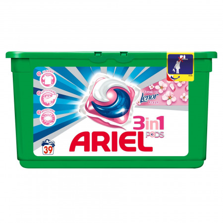 Detergent Automat Gel pentru Rufe ARIEL Color Capsule 38buc