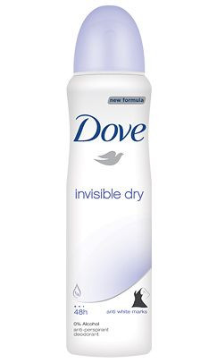 DOVE Invisible Dry Deodorant Spray pentru Femei 150ml