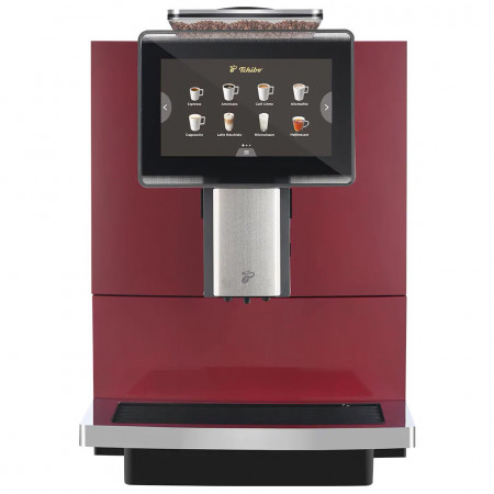 Espressor Automat TCHIBO Coffea Office, Ecran Tactil, Bauturi Presetate, Dispozitiv Spumare Lapte, Rosu