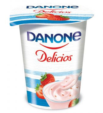 Iaurt cu Fructe DANONE Delicios Capsuni 400g