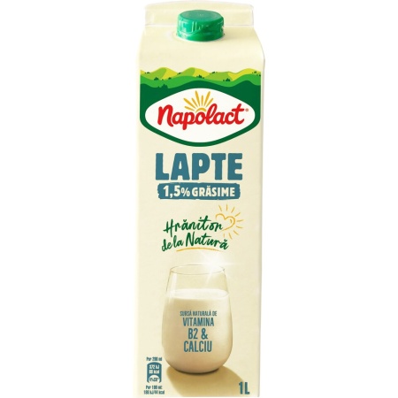 Lapte 1.5% NAPOLACT 1L