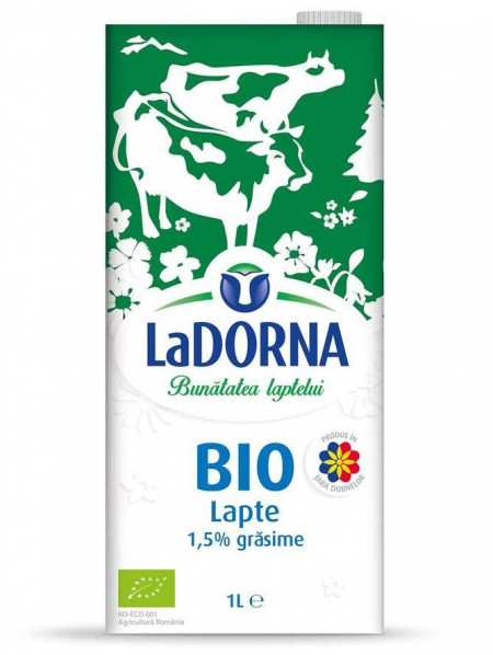 Lapte Bio Ecologic La DORNA 1.5% 1L
