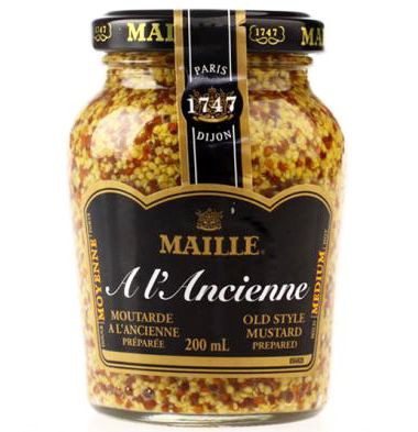 Mustar de Dijon cu Boabe Intregi A L`Ancienne MAILLE 215g