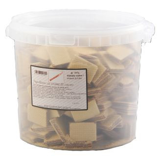 Napolitane cu Crema de Alune PION Galeata 1Kg