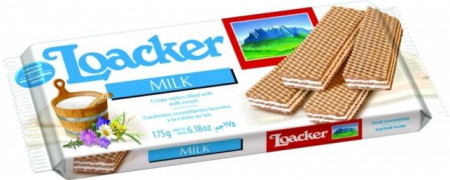 Napolitane cu Lapte LOACKER 175g