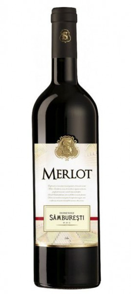 Vin Rosu Merlot DOMENIILE SAMBURESTI Sec 750ml - 22042998