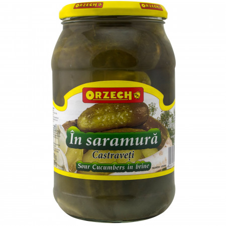Castraveti Murati in Saramura ORZECH 800g/500g net