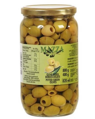 Masline Verzi fara Samburi MAZZA 800g