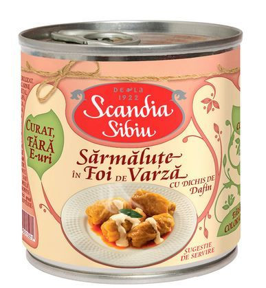 Sarmalute cu Carne de Porc in Varza SCANDIA Sibiu csv. 400g