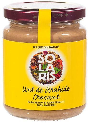 Unt de Arahide Crocant SOLARIS 250g