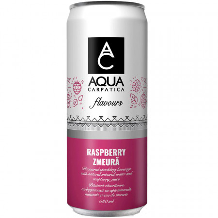 Apa Minerala Aromatizata Carbogazoasa AQUA CARPATICA Zmeura doza 4x330ml