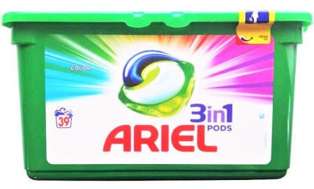 * Detergent Automat Gel pentru Rufe Colorate ARIEL Color Capsule 37buc